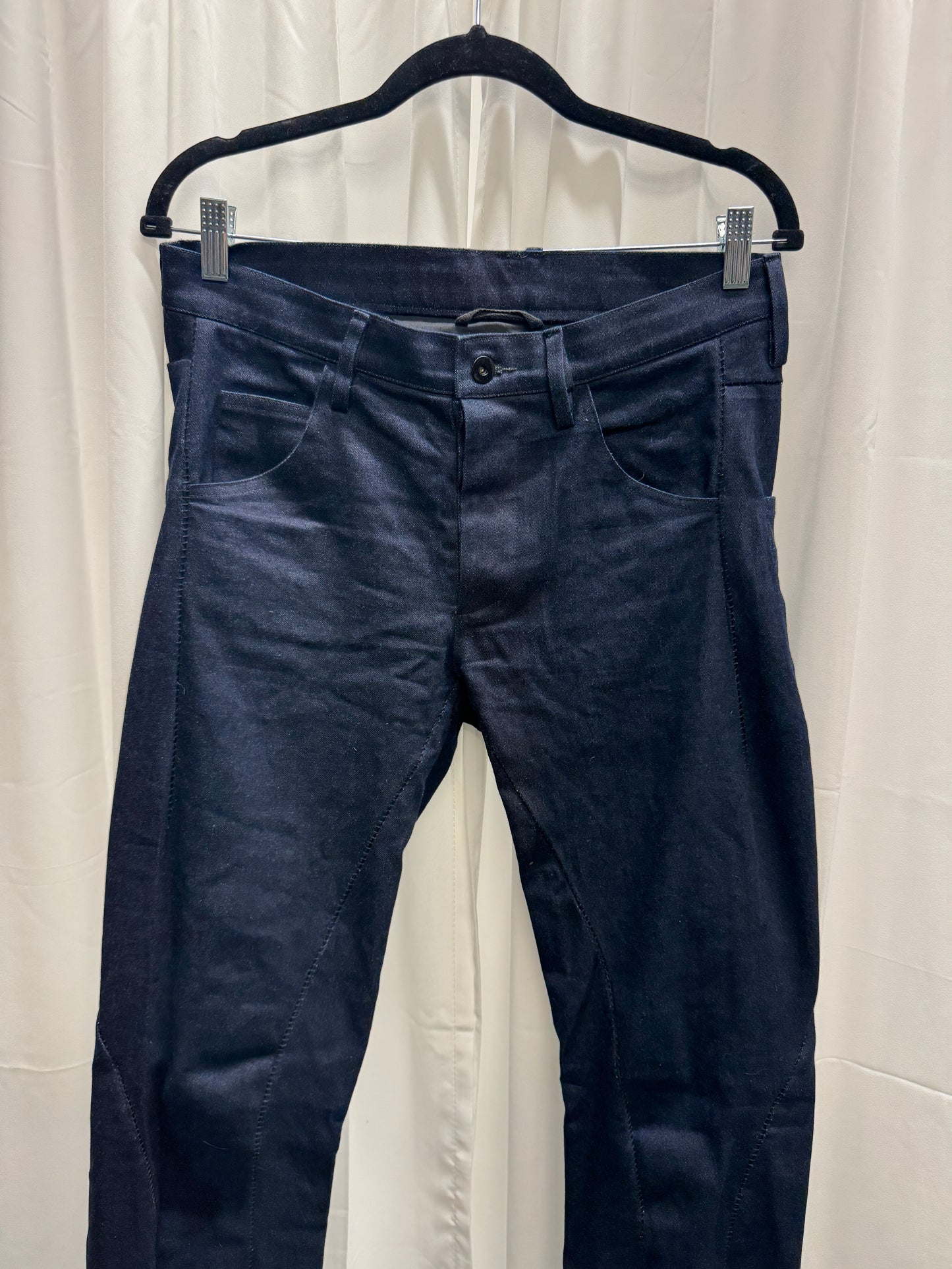 Zam Barrett Spiral Chainseam Indigo Jeans