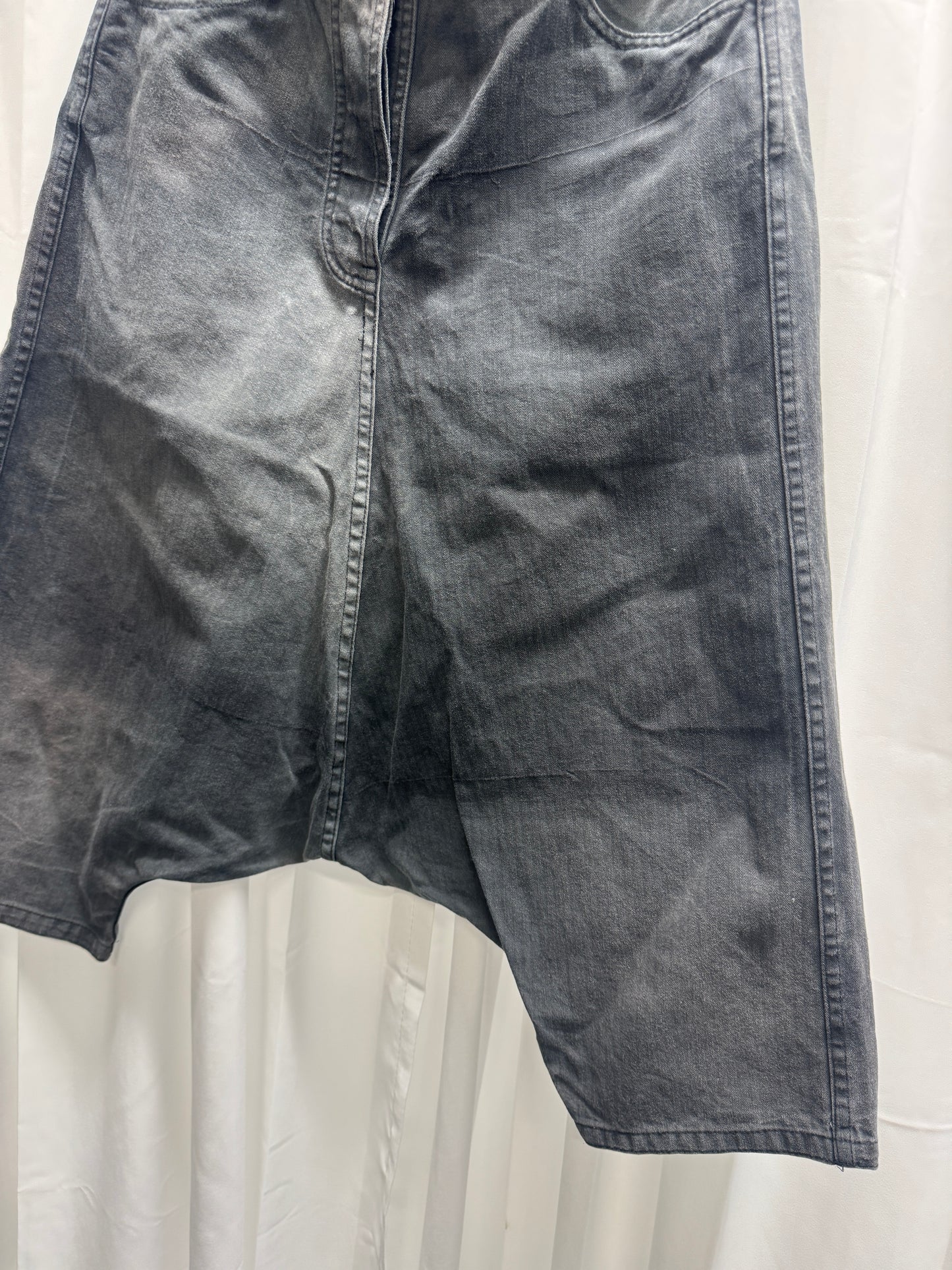 Marc Le Bihan Overdye Textile Drop Crotch Trouser