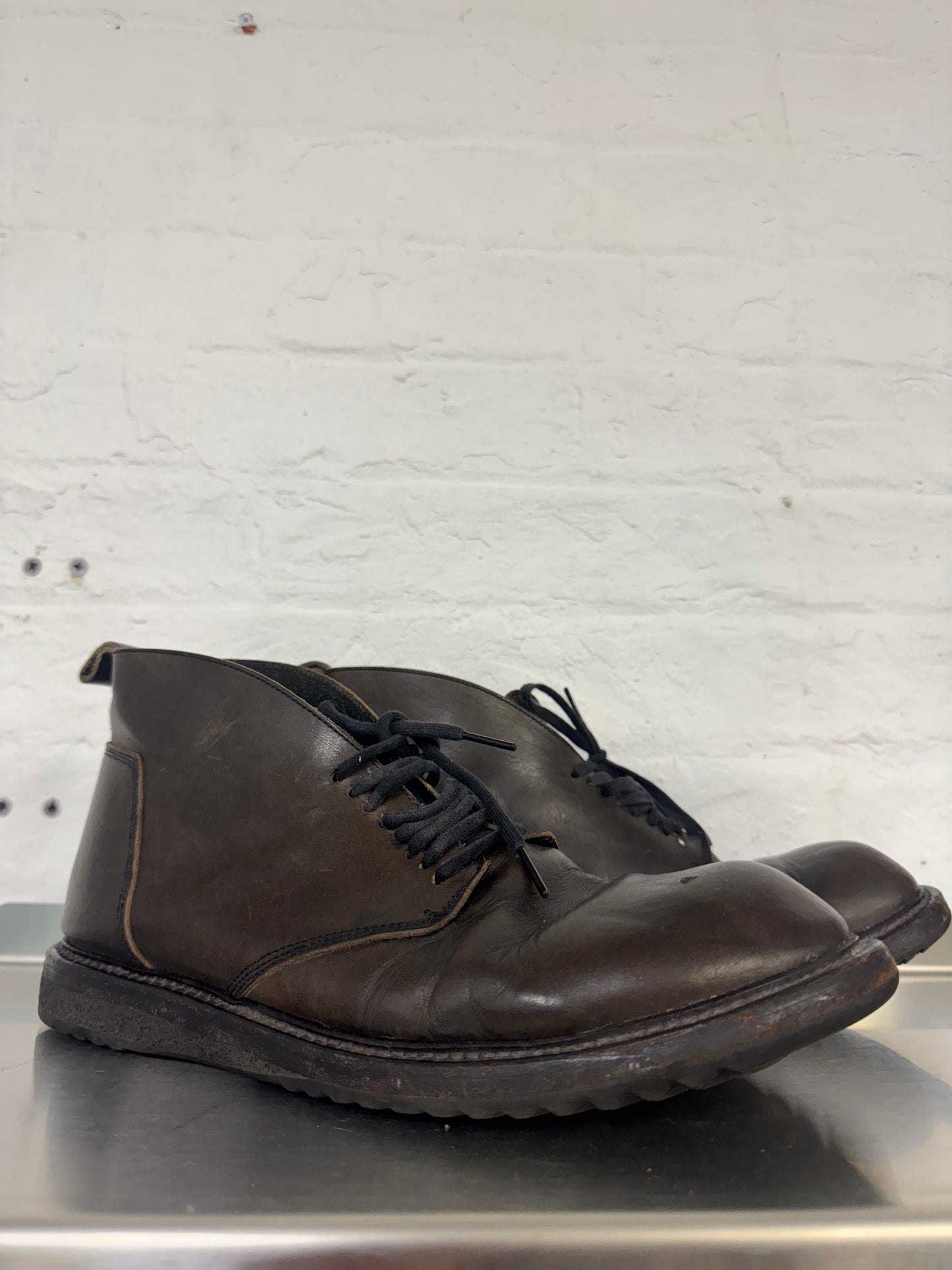 Rick Owens AW14 Moody Slanted Chukka Boot