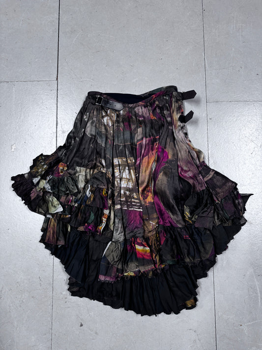 Comme Des Garcons Homme Plus Buckled Pleat Skirt