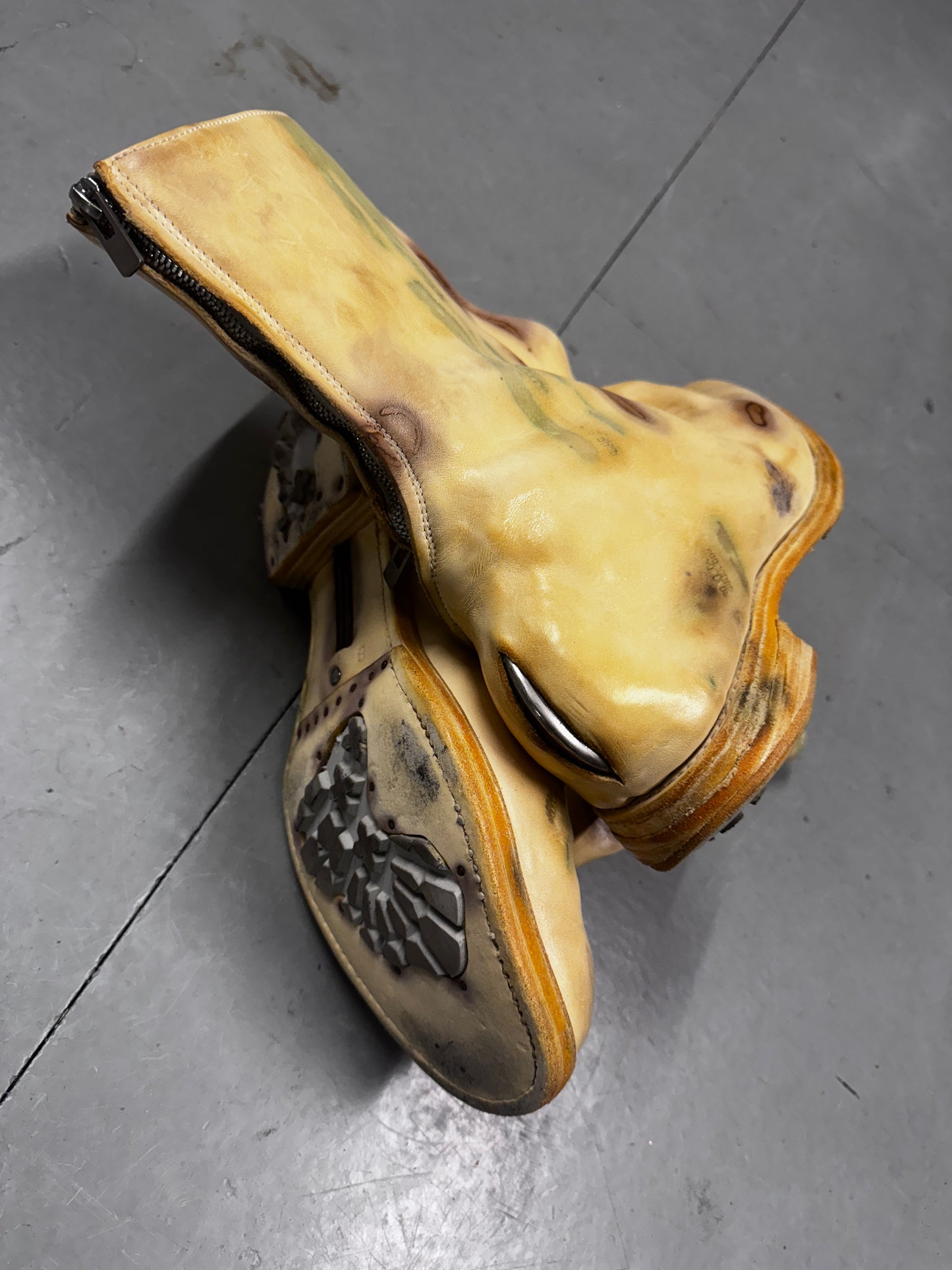 Carol Christian Poell Spur Biter Gaiter Boots