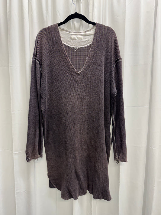 sulvam Early Deconstructed Broken Knit Tunic
