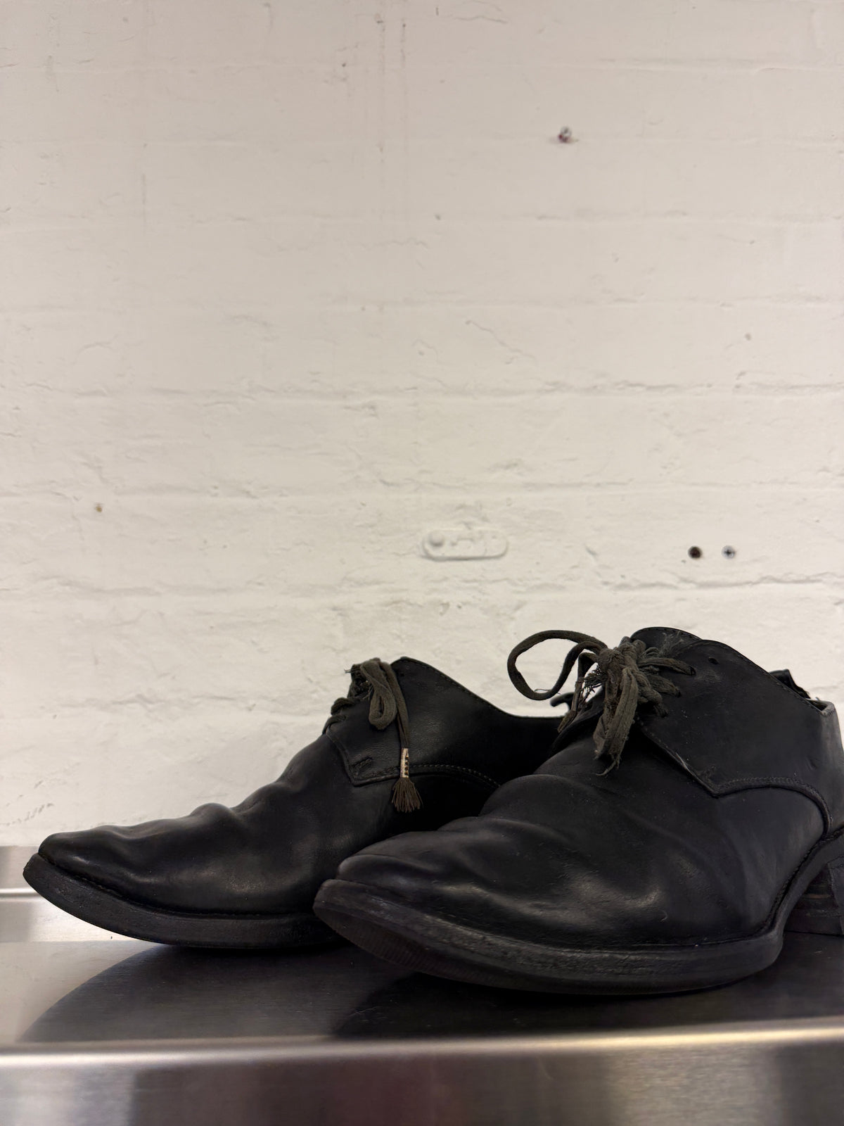 Carol Christian Poell 4 Hole Horse Leather Derby