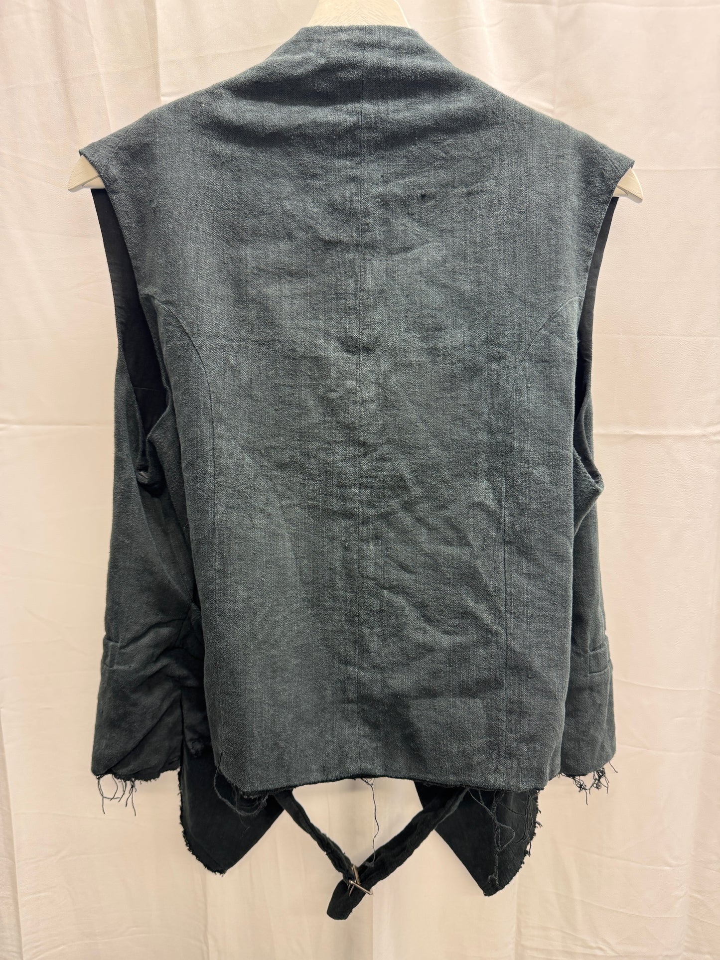 john alexander skelton double row button antique linen waistcoat