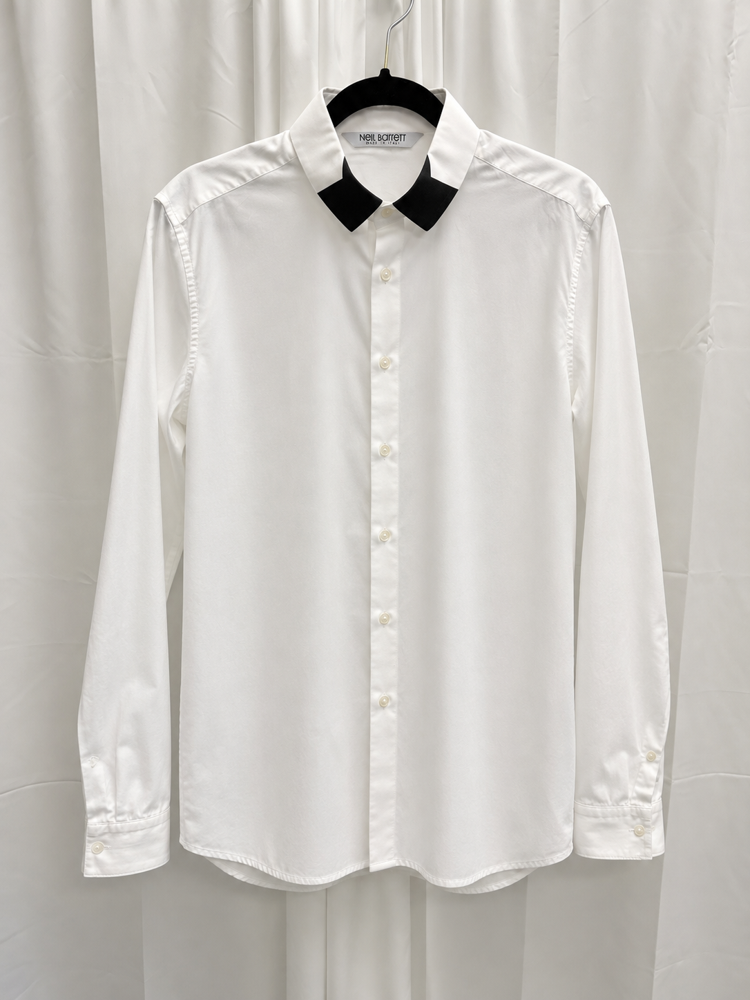 Neil Barrett Black Collar Detail Shirt