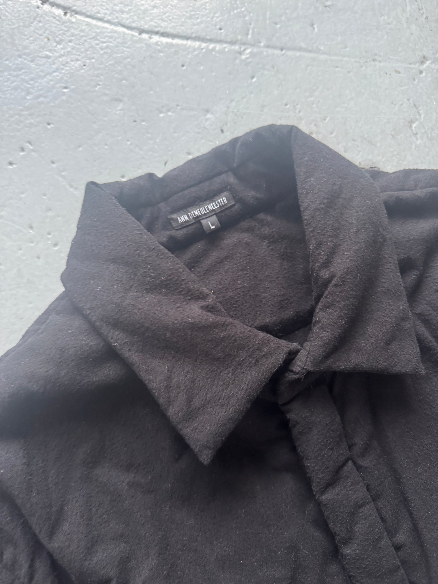 ann demeulemeester padded shirt jacket