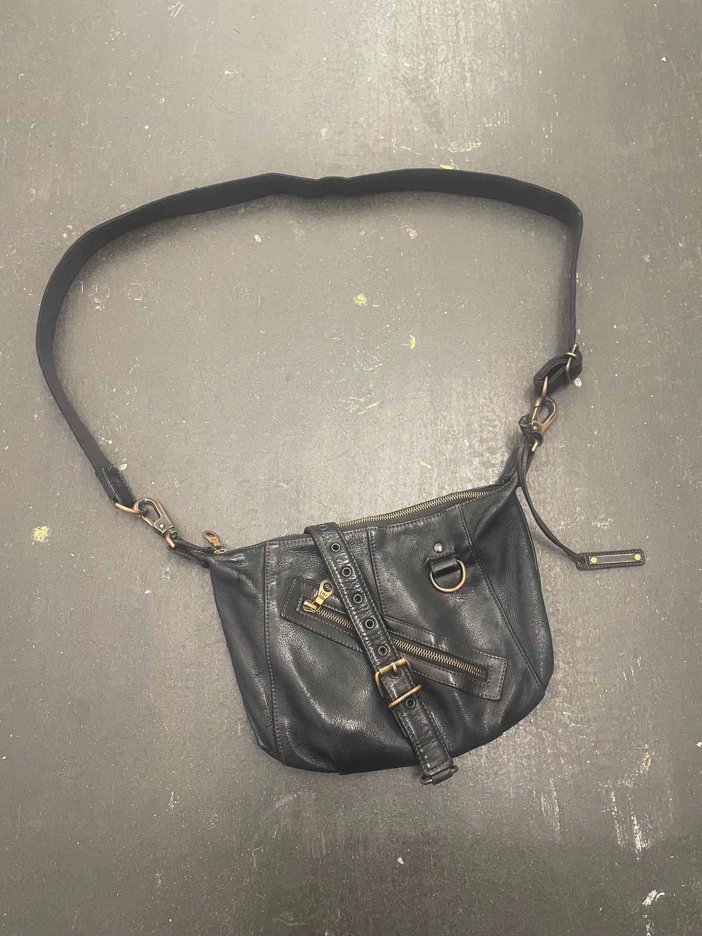 ZER Leather Buckle Bag