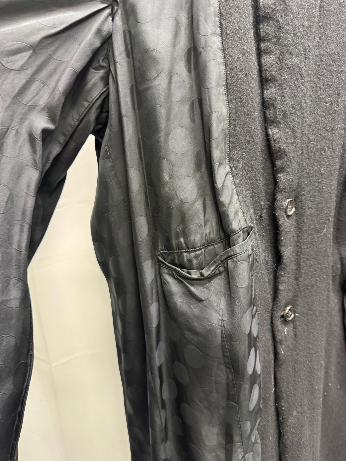 Comme Des Garcons Homme Plus AW21 Darkroom Shrunken Wool Reversible Coat