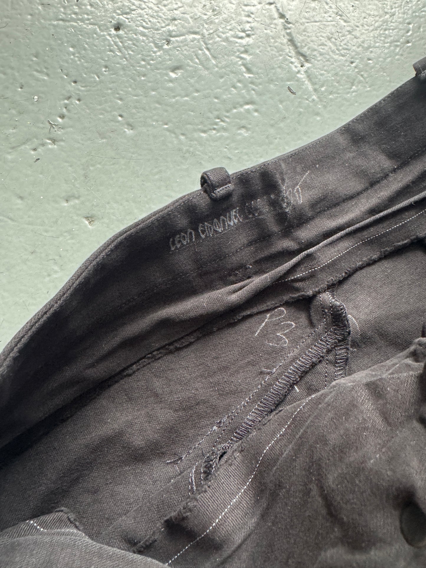 leon emanuel blanck baggy/p01 wide articulated trouser