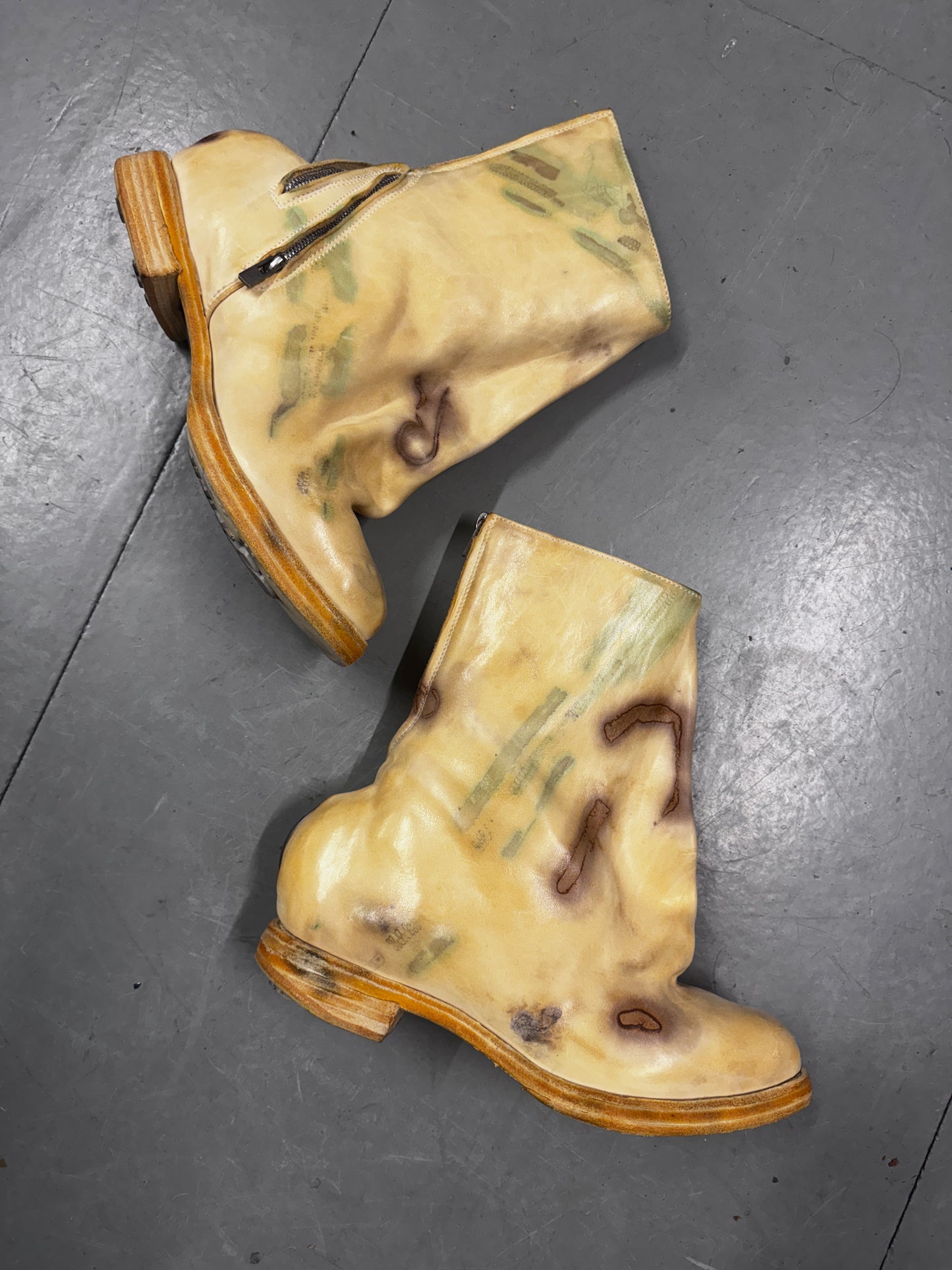 Carol Christian Poell Spur Biter Gaiter Boots