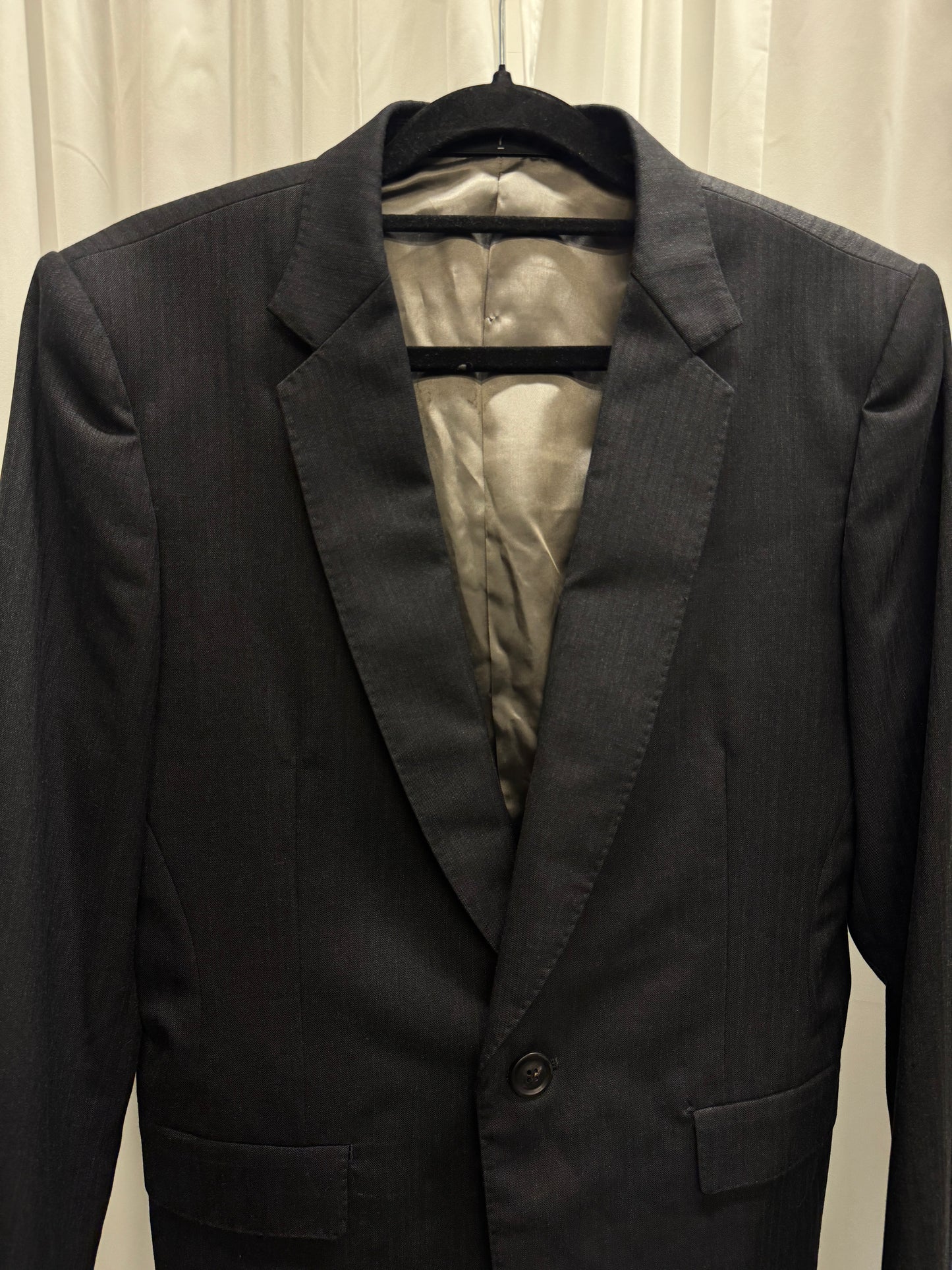 Julius SS08 Sample Single Button Tailored Wool Blazer