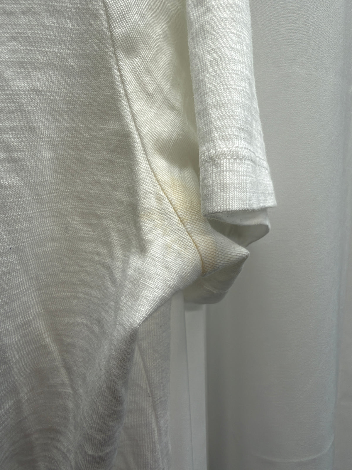 Neil Barrett Suede Epaulet T-Shirt