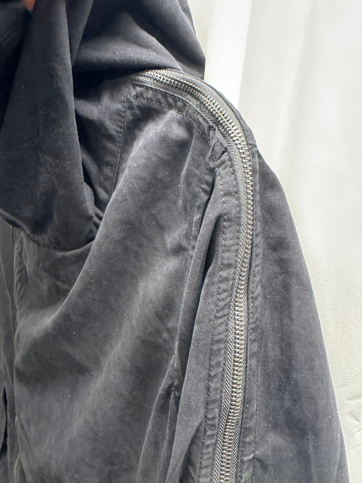 Nude: Masahiko Maruyama Deconstructed Cotton Modular Zip Wired Parka