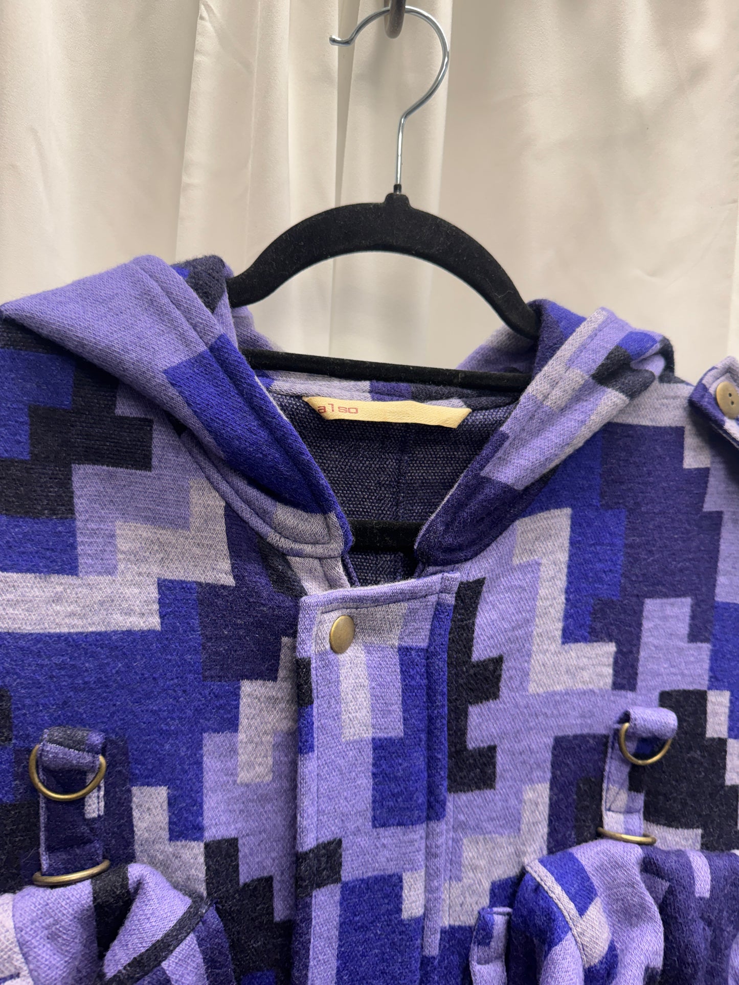 beauty:beast also 90’s era digi camo utility hooded jacket