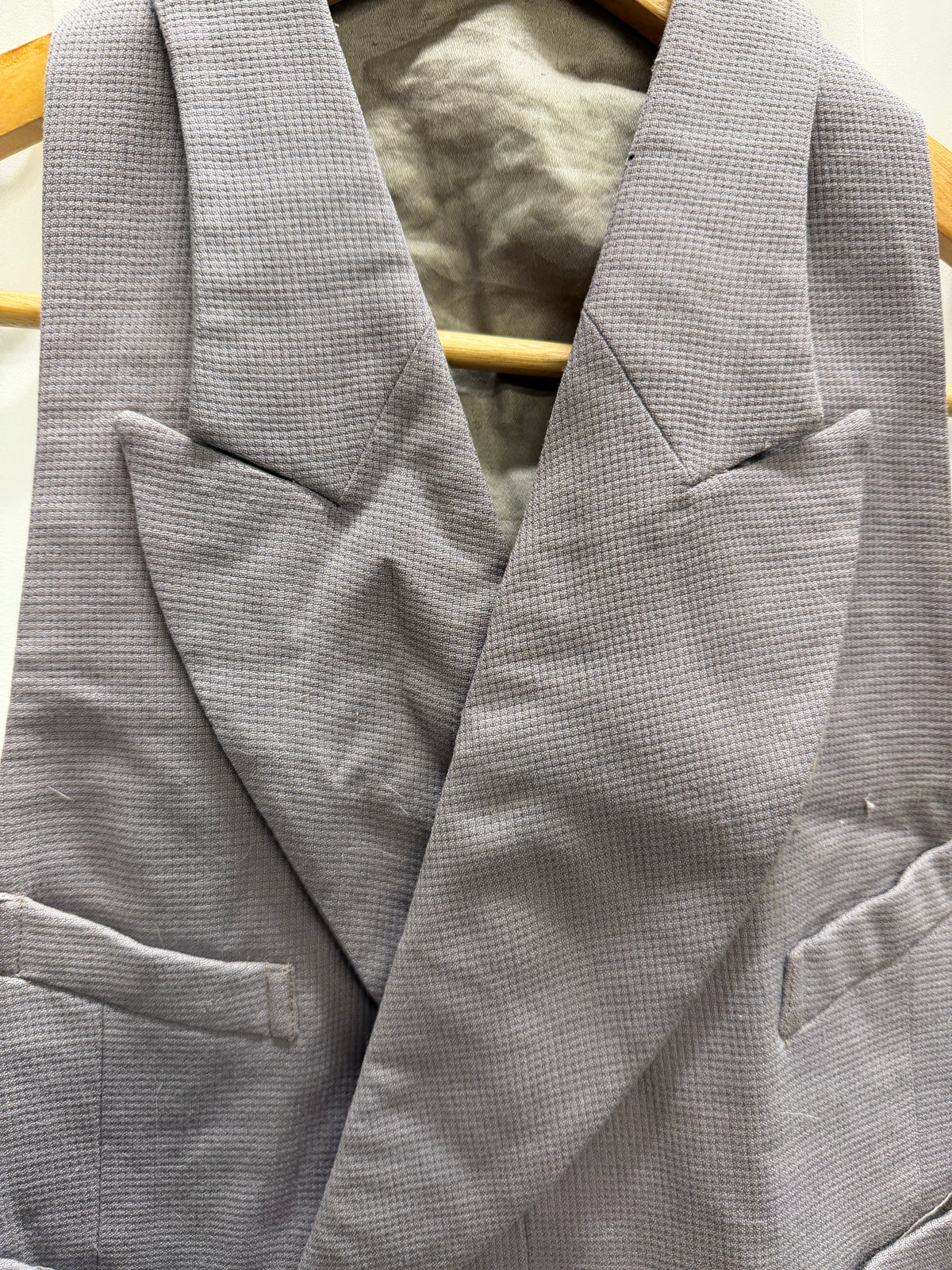 Antique Tailored Double Breasted Back Strip Waistcoat