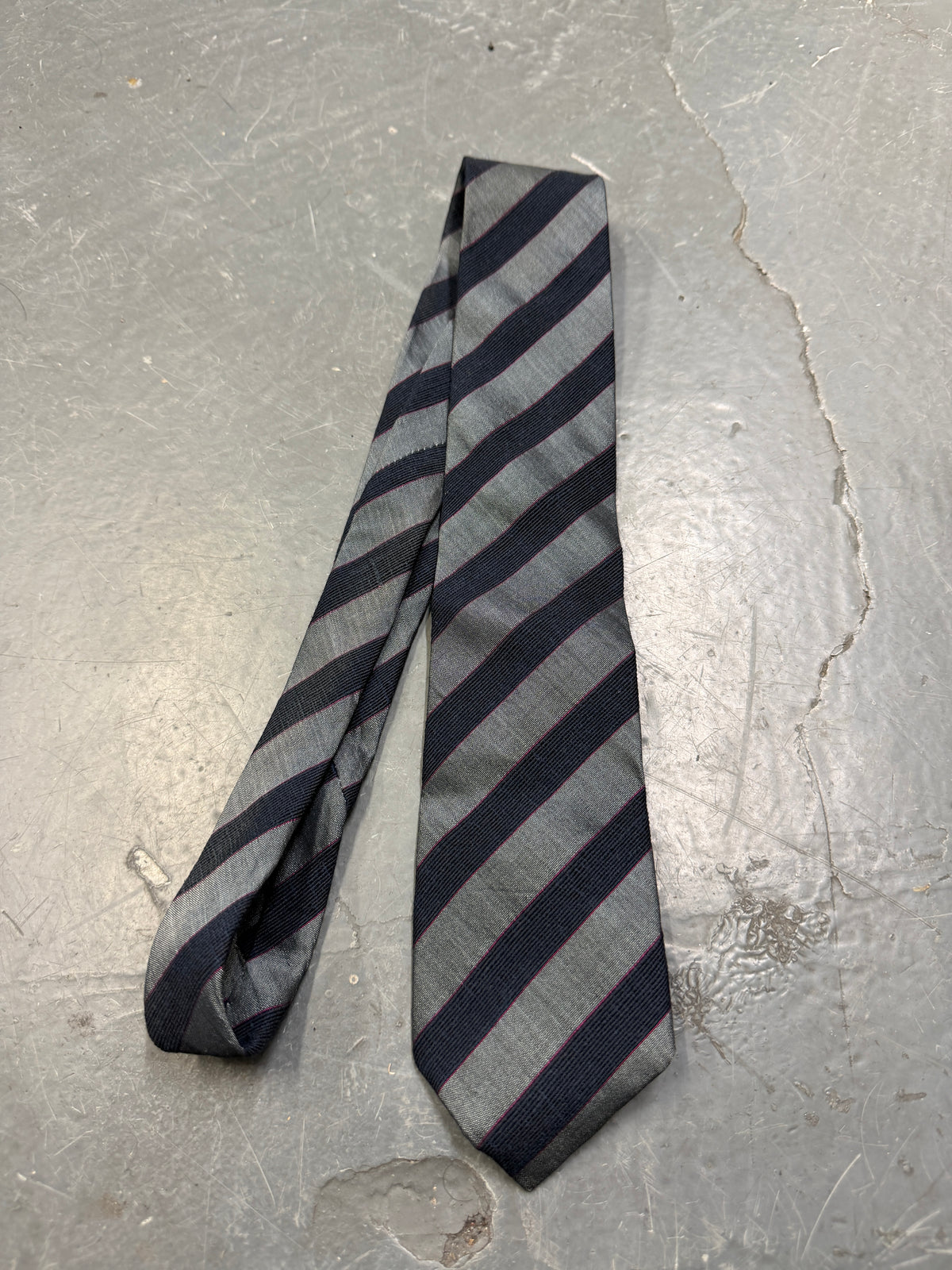 Issey Miyake 80s Stripe Tie