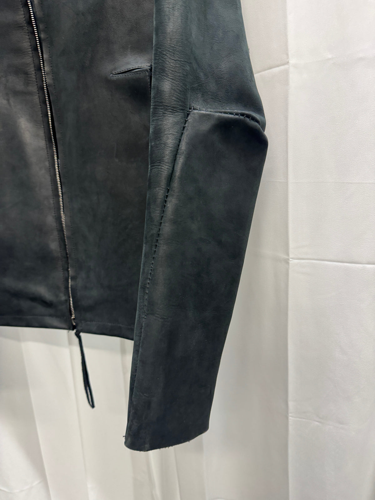 Obscur AW12 Sculpted Leather Point Jacket