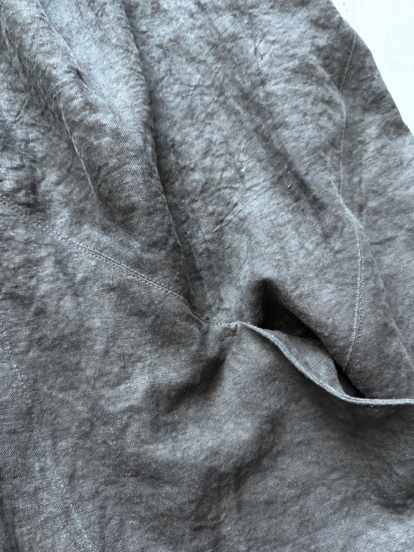 isabel benenato heavy linen hooded vest