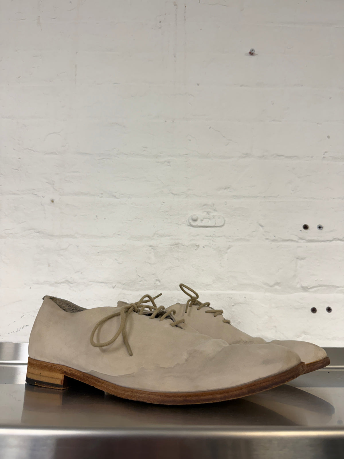 Petar Petrov Reverse Leather One-Piece Derbies