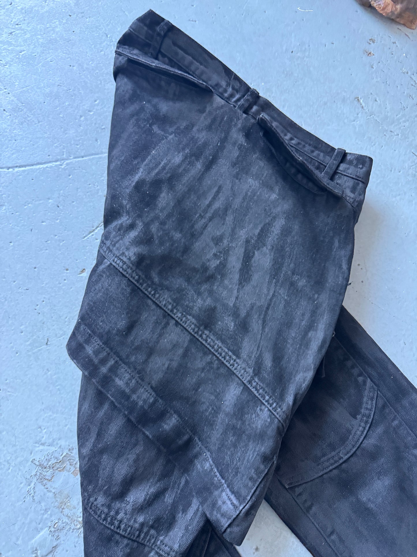 renke coated layer denim