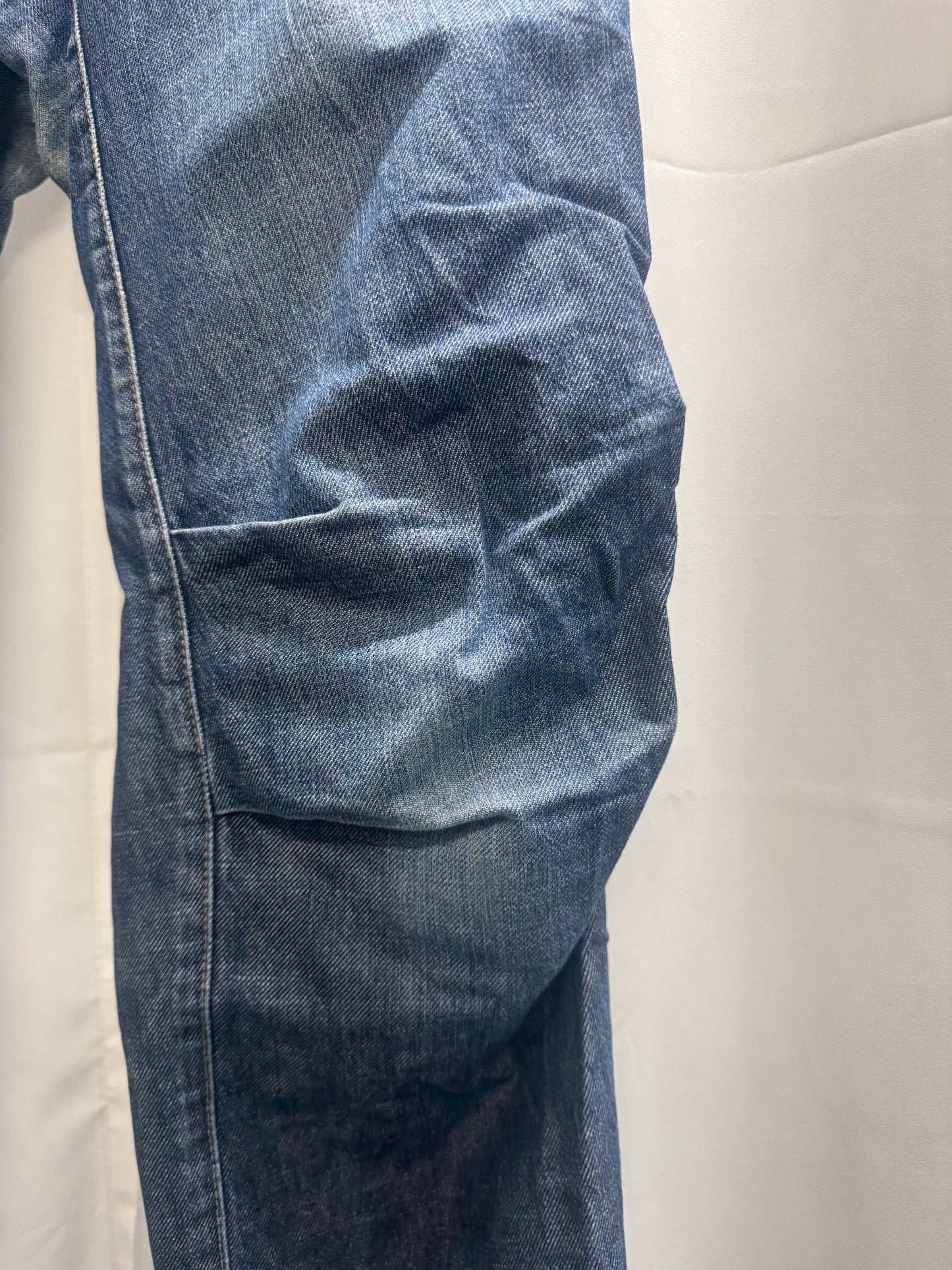 beauty:beast — 1990s 3D Sculpted Knee Denim