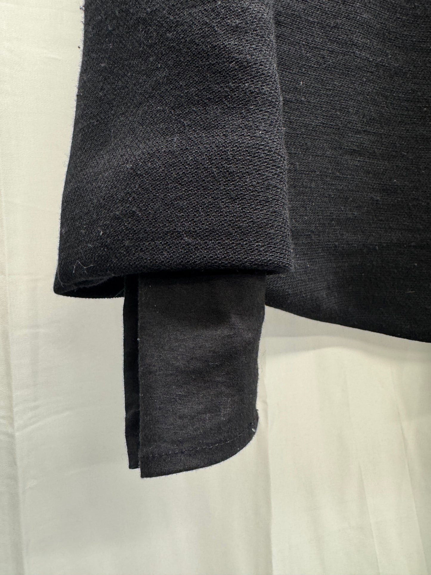 Katabira Oriella wool layered sleeve jacket