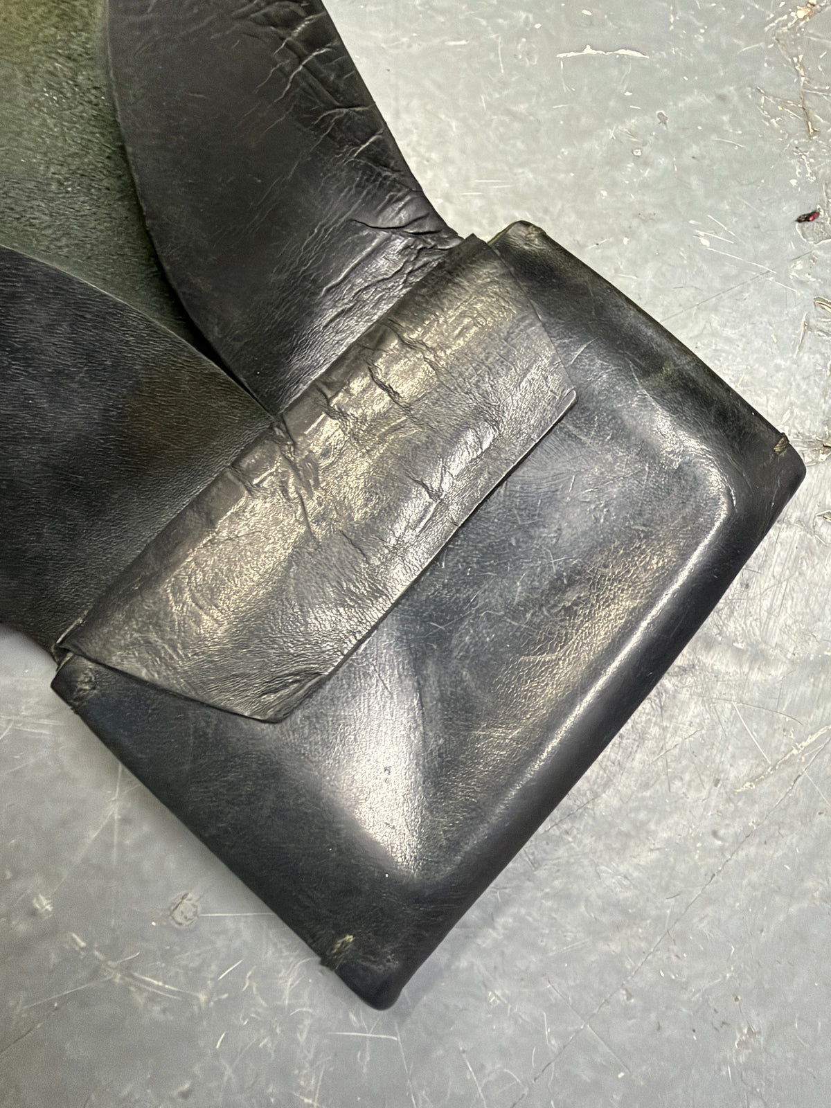 m.a+ cow leather envelope one piece bifold wallet