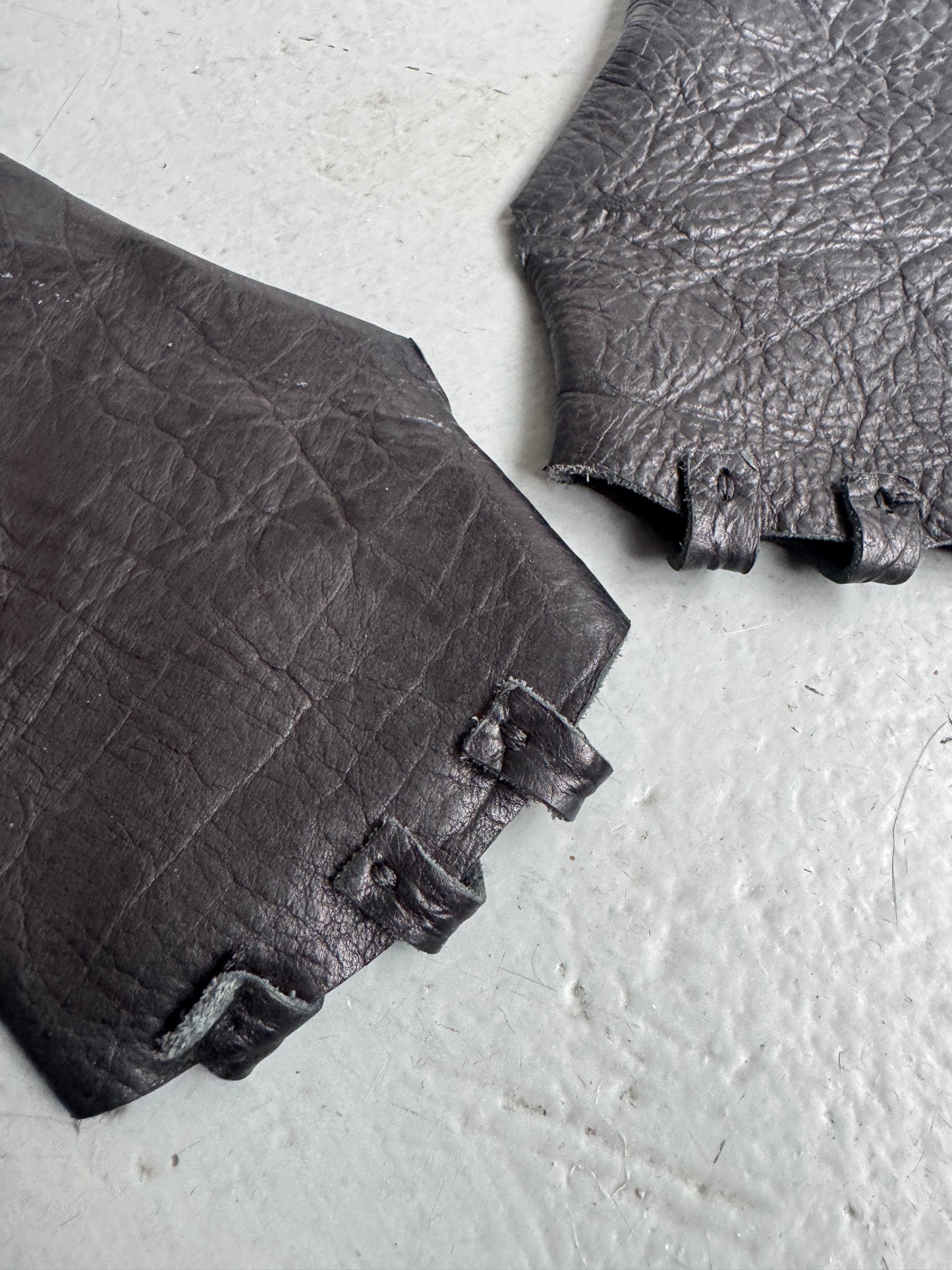 m.a+ splice seam finger cuff leather gloves
