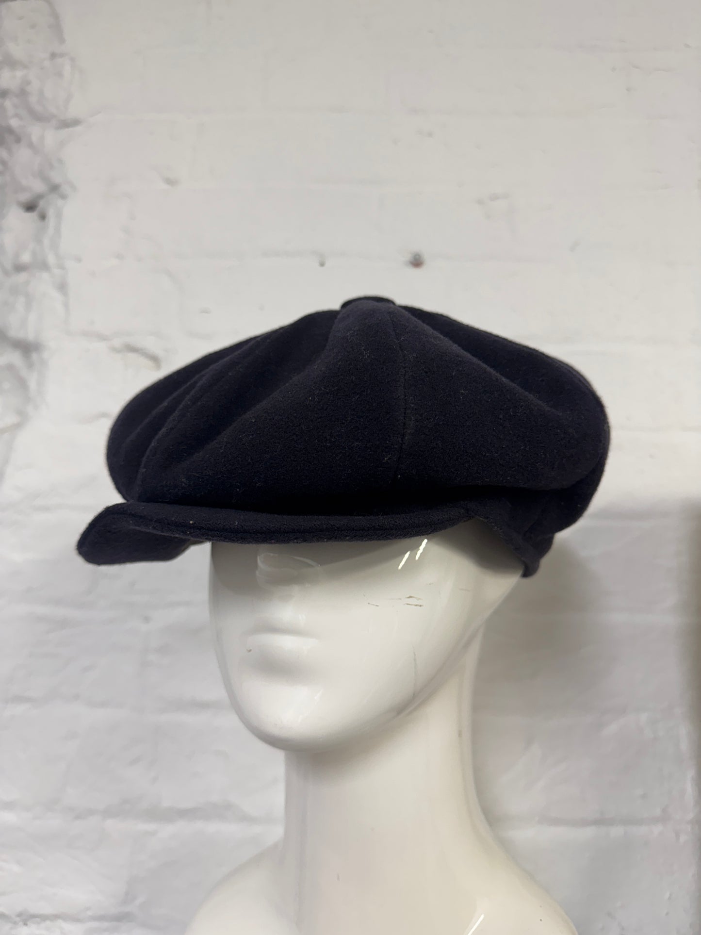 Antique British Bates Hatter Wool Casquette Hat