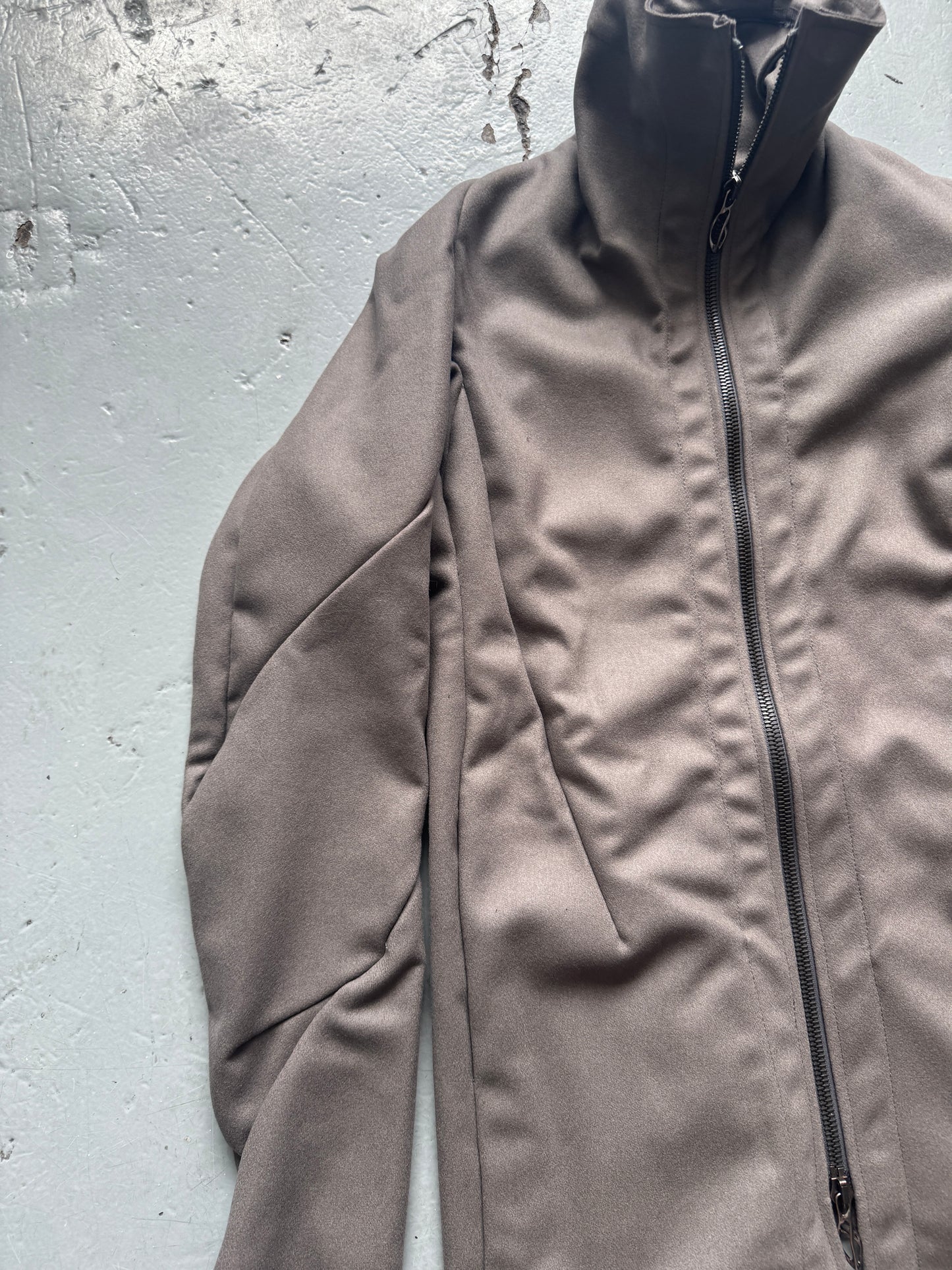 leon emmanuel blanck moleskin high neck jacket