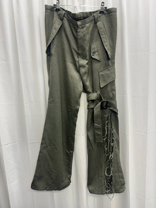 Kosmetique Label Laine Bondage Adjustable Flare Trouser