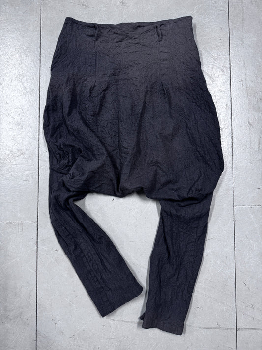 Masnada Wool Drop Bubble Waist Pant