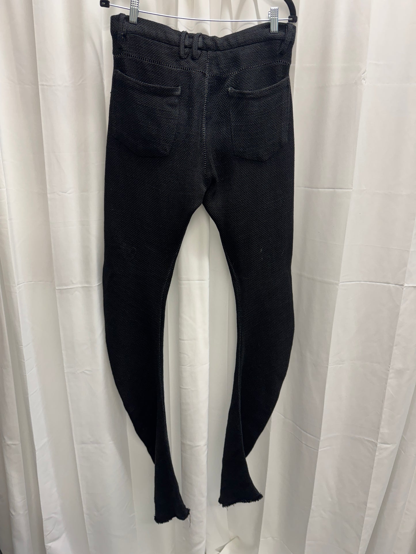 Zam Barrett Heavy Woven Spiral Banana Overlock Trousers
