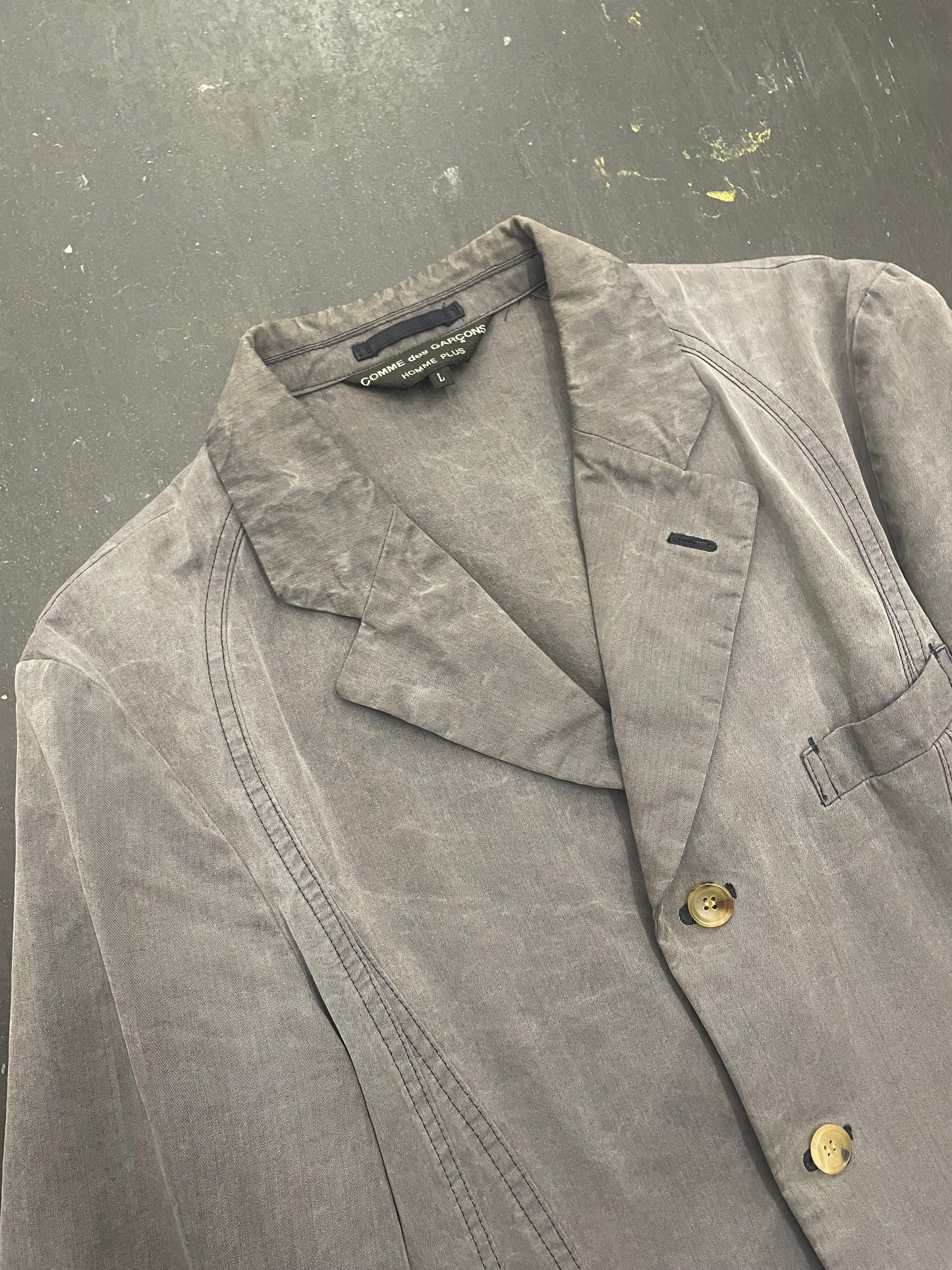 Comme Des Garcons Homme Plus 2003 Twist Seam Blazer