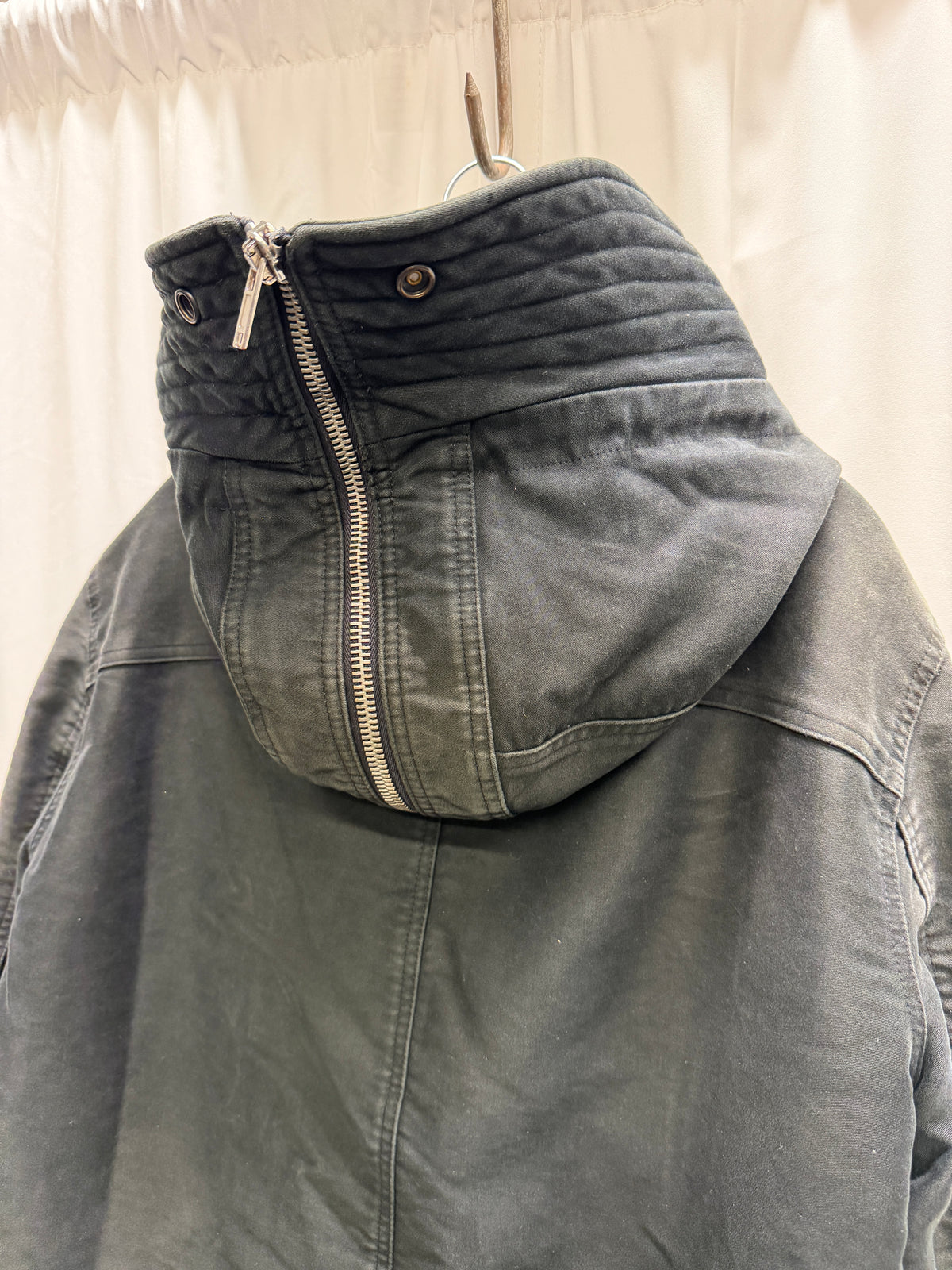 Rick Owens AW07 Exploder Distressed Parka (M)