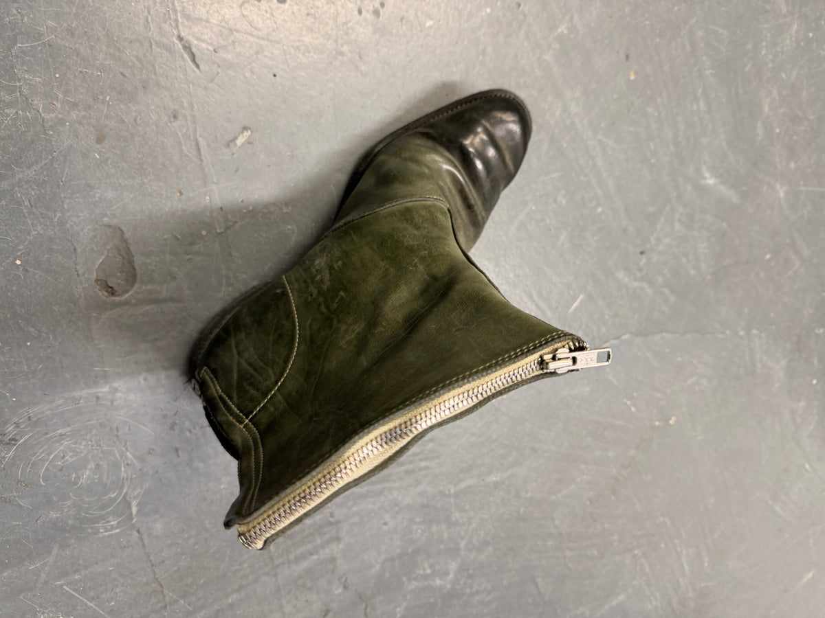 Carol Christian Poell Horse Leather Full Zip Boots (43)