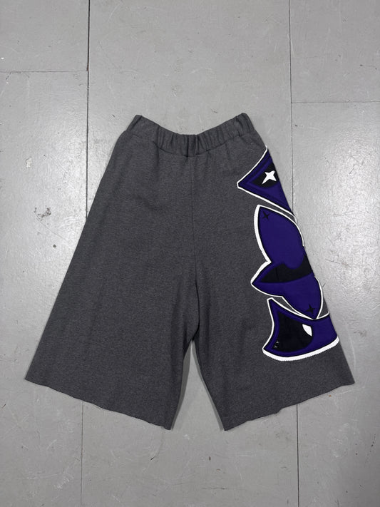 Sara Mikorey-Shpigler Patched Sweat Short