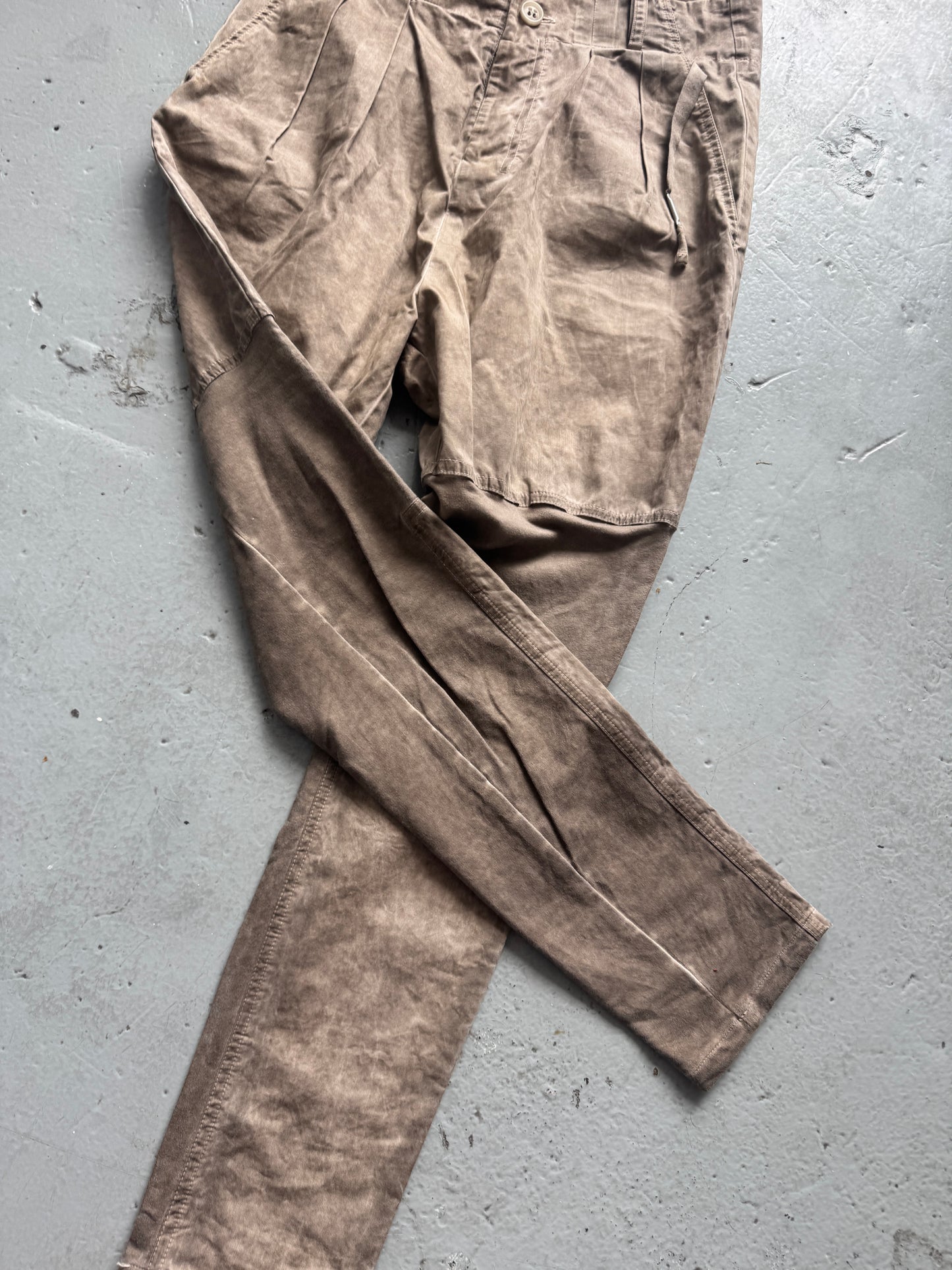damir doma jersey knee detail trouser