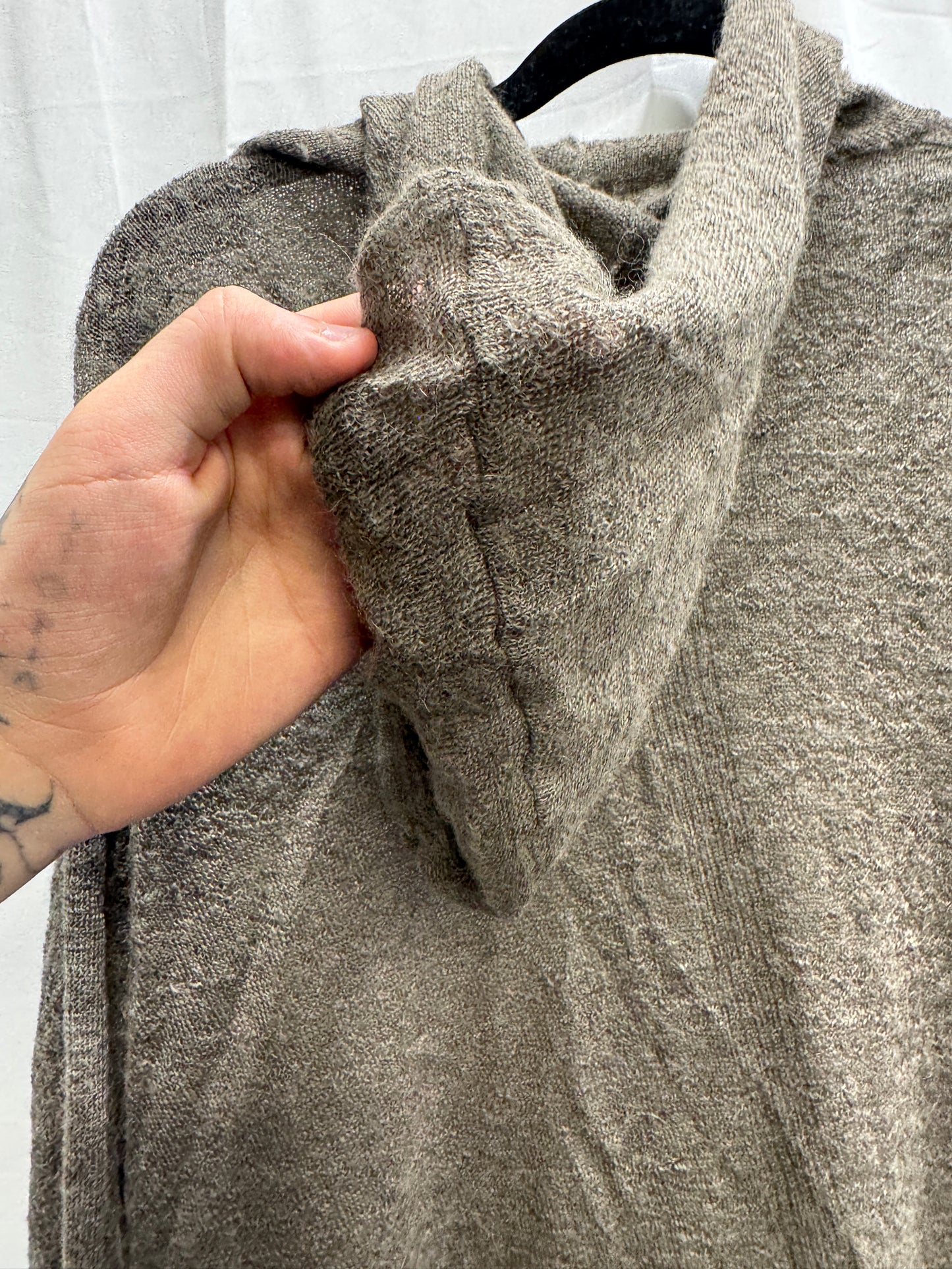 Yohan Serfaty if only was true knit point hoodie