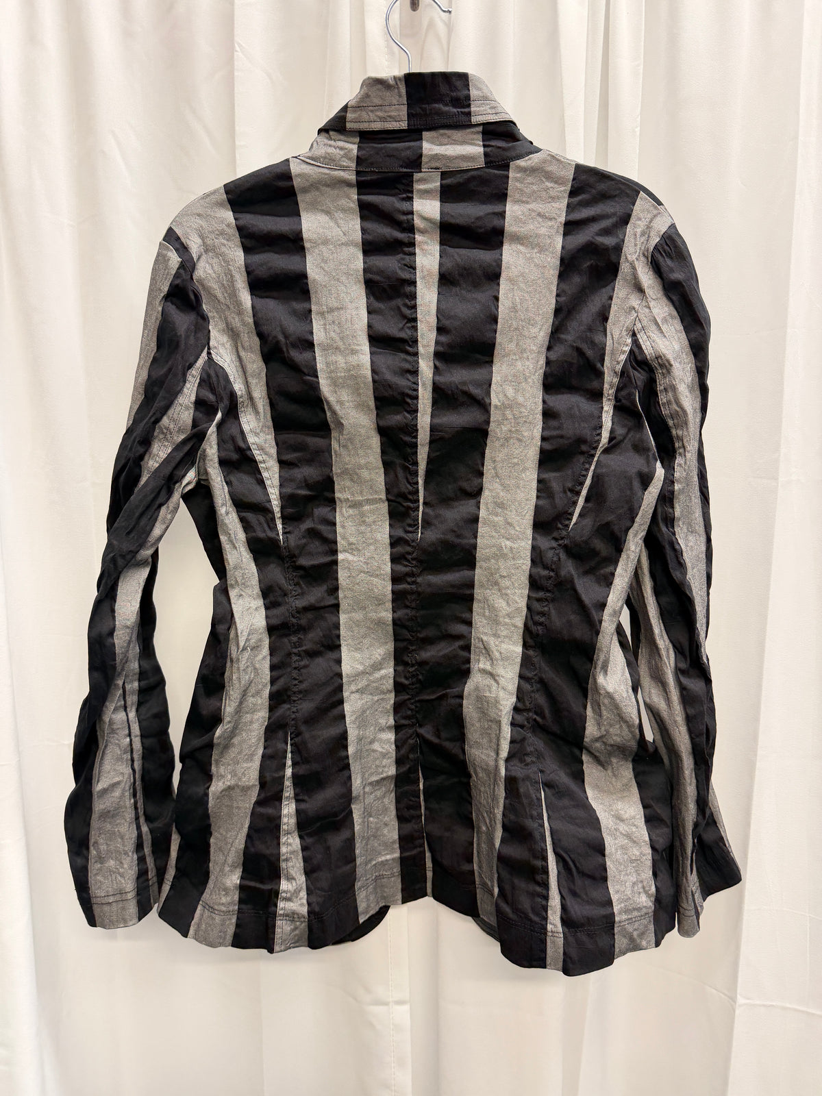 Rundholz Crinkle Stripe Tailored Blazer (S)