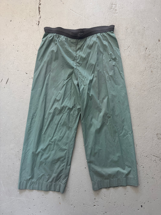 raf simons ss97 wide leg elastic trouser