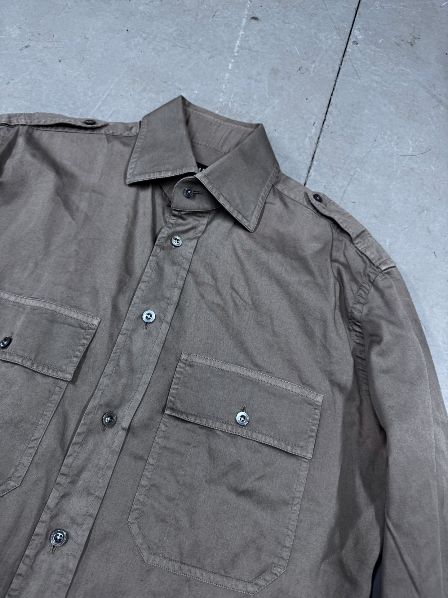 Tom Ford Military Epaulet Shirt
