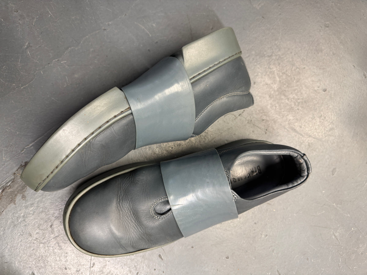 Dirk Bikkembergs Rubber Sling Low Leather Boots