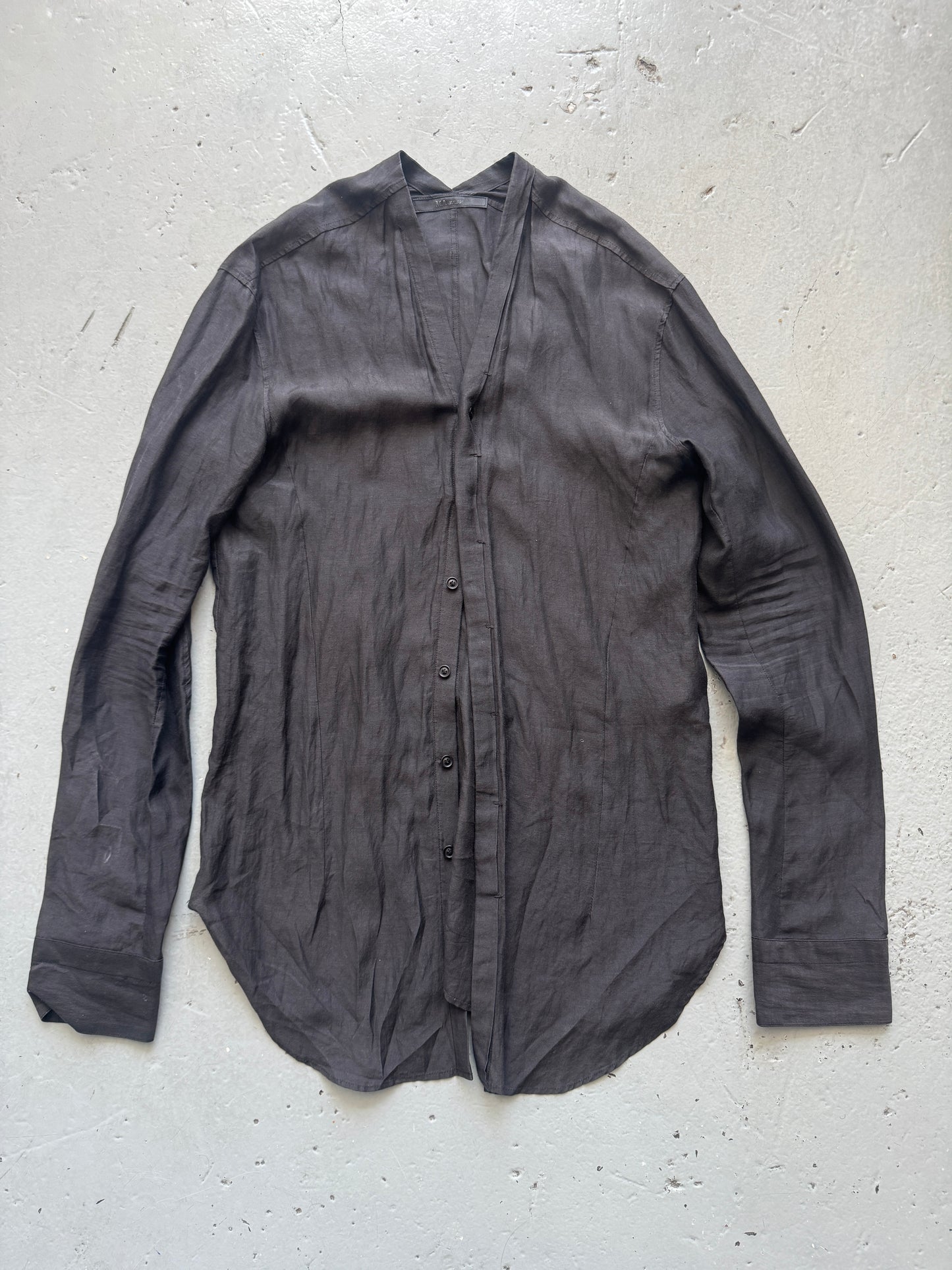 julius lightweight tulip neck shirt