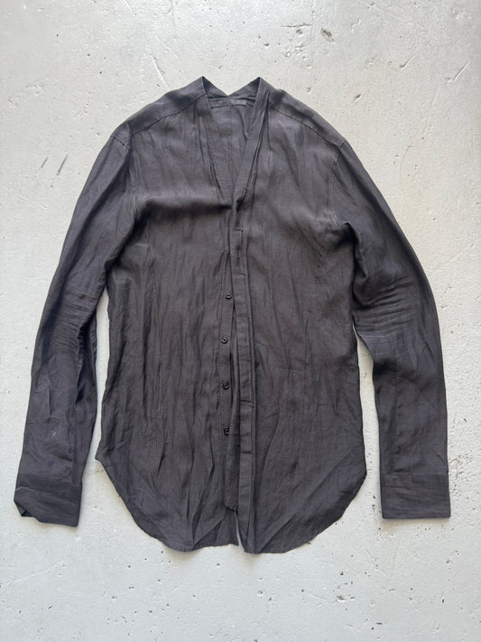 julius lightweight tulip neck shirt