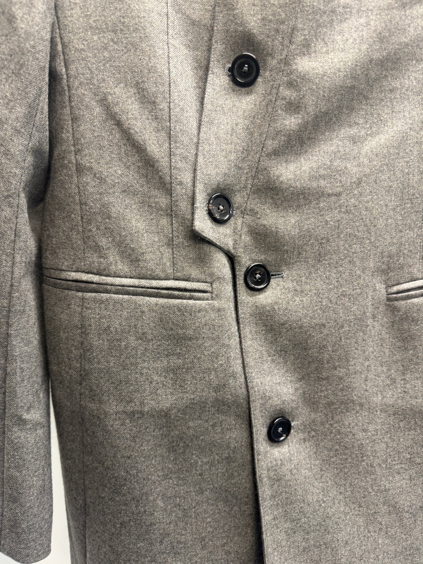 Ann Demeulemeester AW12 Runway     Asymmetric Buttoned Overlay Jacket