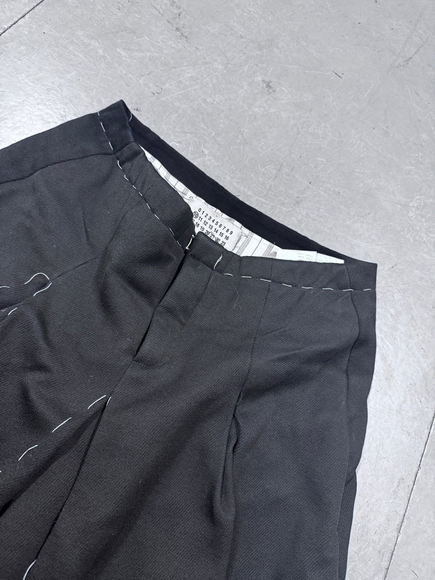Maison Martin Margiela Hand Stitch Detail Pleated Skirt