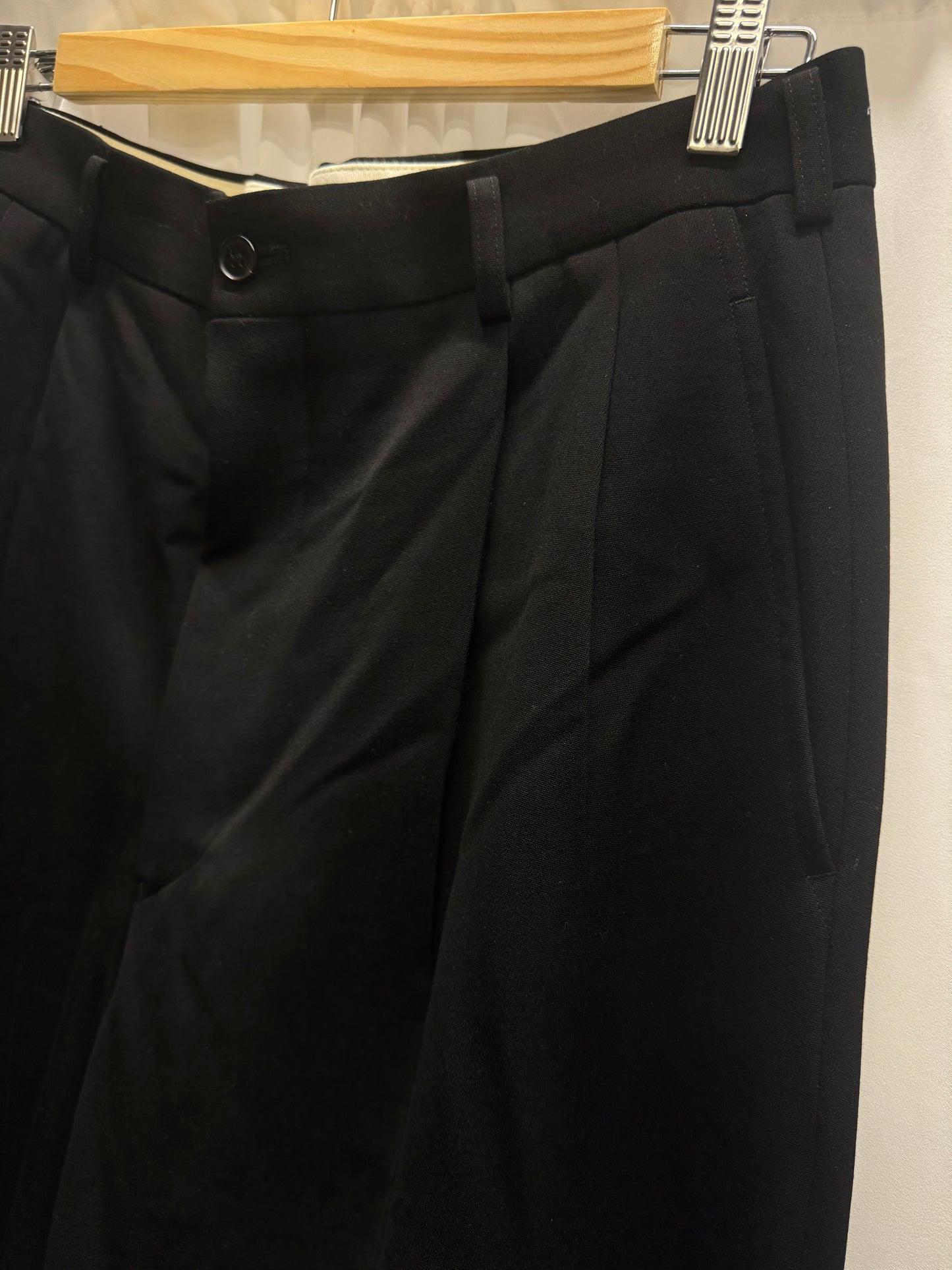 comme des garçons homme plus super wide suit trouser