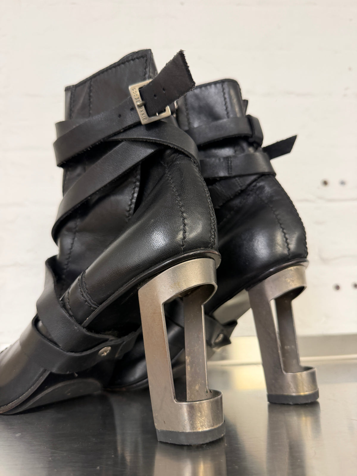 Dirk Bikkembergs SS98 Metal Heel Leather Boots 39
