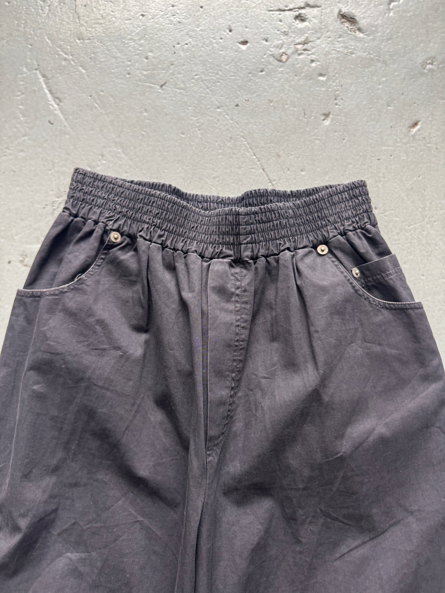 raf simons ss03 consumed metal detail wide pant